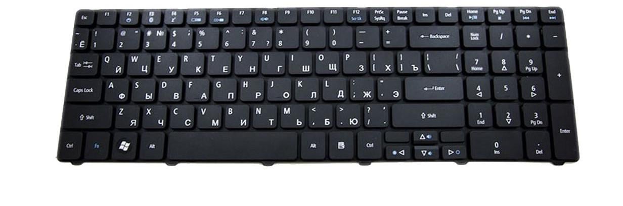 Клавиатура для ноутбука Acer eMachines E642 матовая (KB.I170A.164) - фото 1 Клавиатура для ноутбука Acer eMachines E642 матовая (KB.I170A.164) - фото 1
