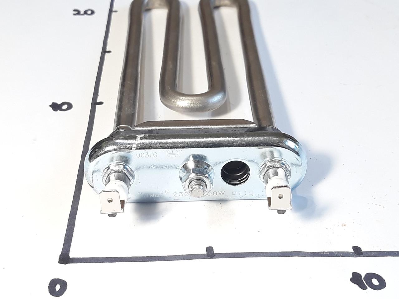 ТЭН для стиральной машины 1600w L-175 с местом под датчик (0929) - фото 3 ТЭН для стиральной машины 1600w L-175 с местом под датчик (0929) - фото 3