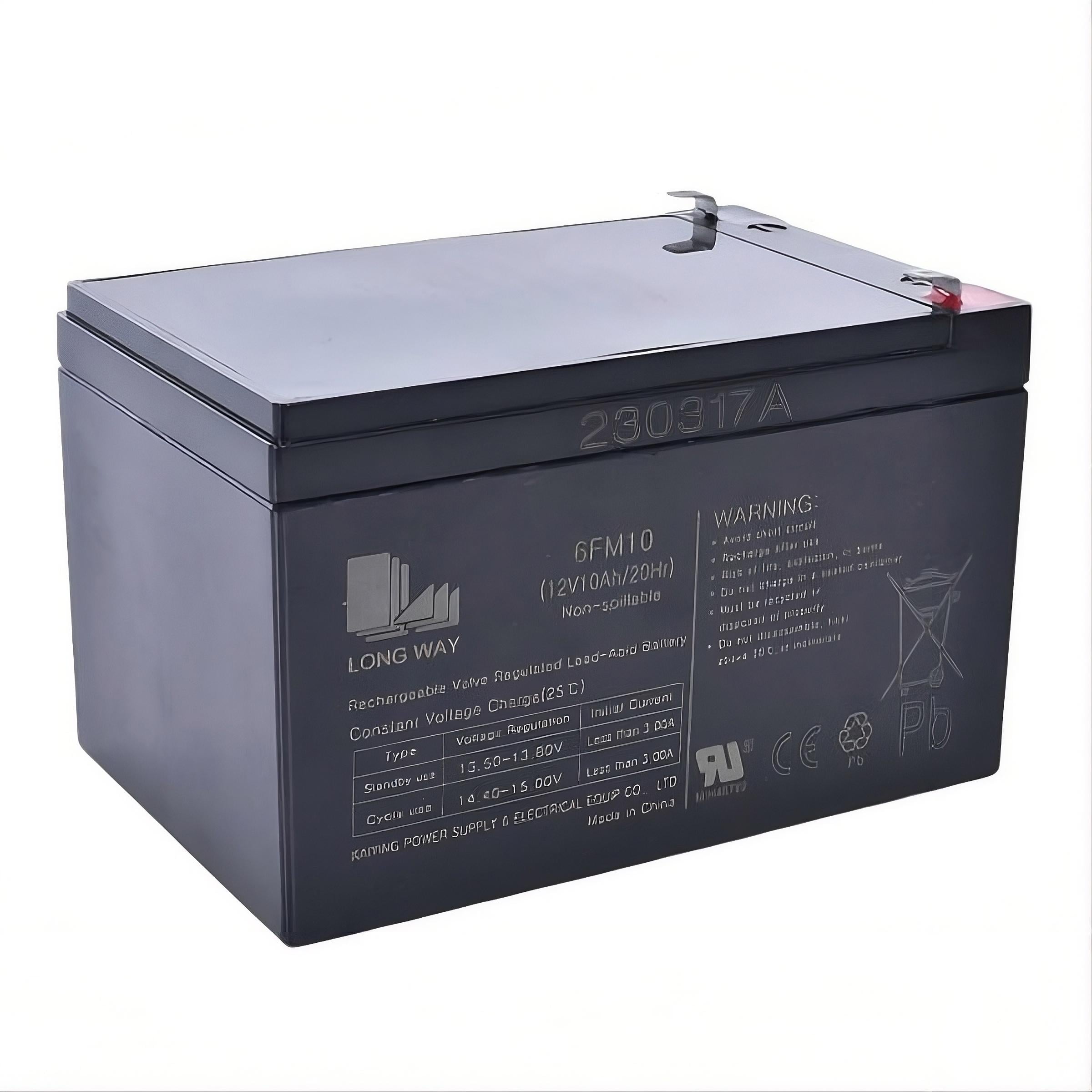 Батарея 12V10Ah-BATTERY Long Way универсальная аккумулятор 12V 10Ah 15,3×10×9,5 см 2023 г. (34088027)