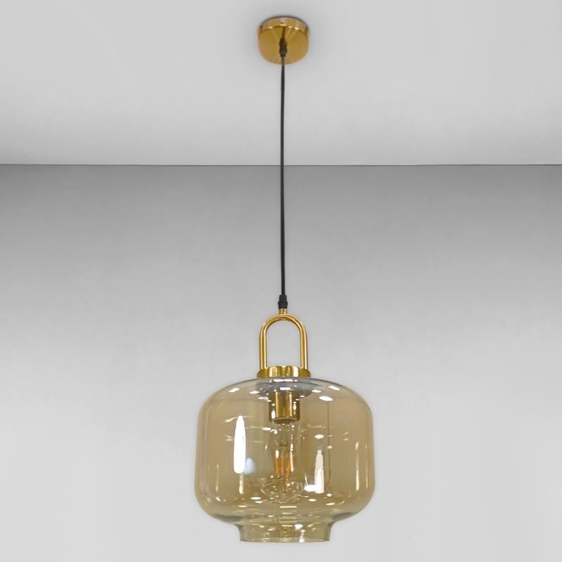 Люстра підвісна Light House LS-18032-1 BRZ+BR Бронзовий/Коричневий