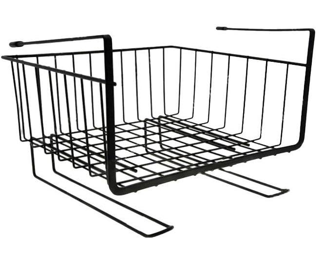 Полиця Stenson TD01319/WW02861 з тримачем 29х24,5х18,5 см Black (20220428) - фото 1