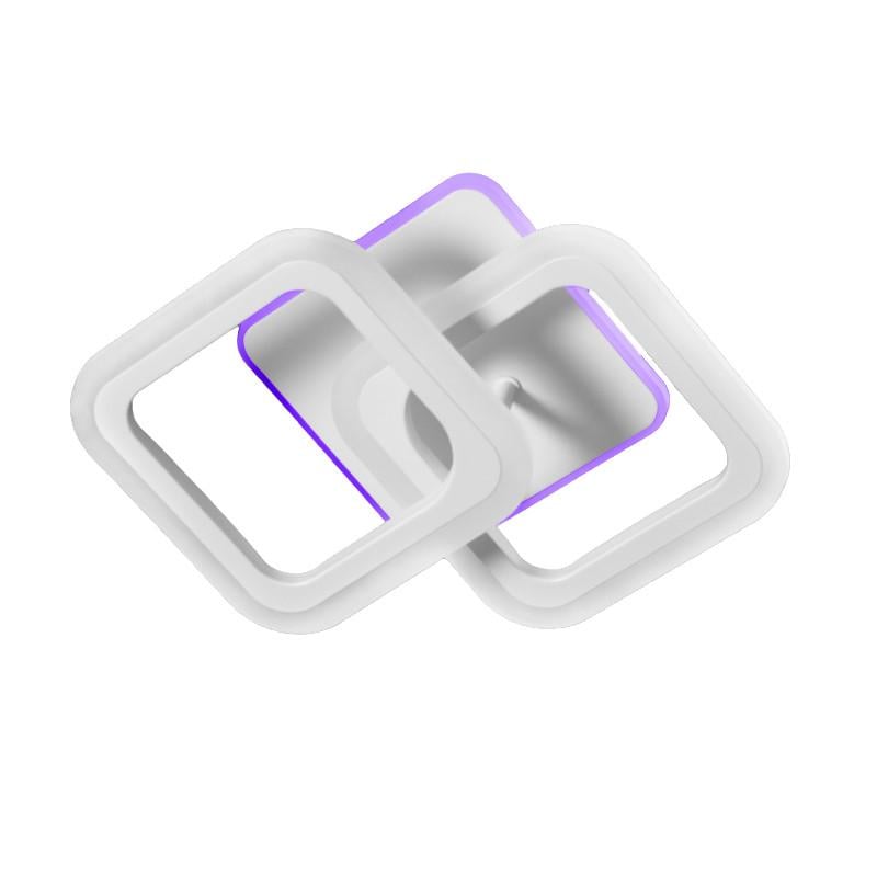 Люстра LED Свет SY-5330/2A WH+RGB 72W+28W з пультом Білий (31424510)