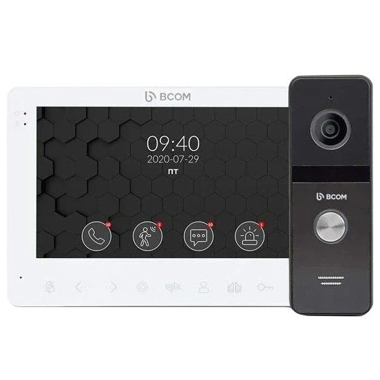 Комплект відеодомофона BCOM BD-780FHD Kit White (2863455595)