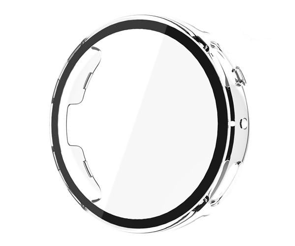 Чехол с защитным стеклом Protective Cover with Glass для Amazfit Active Max Прозрачный Чехол с защитным стеклом Protective Cover with Glass для Amazfit Active Max Прозрачный