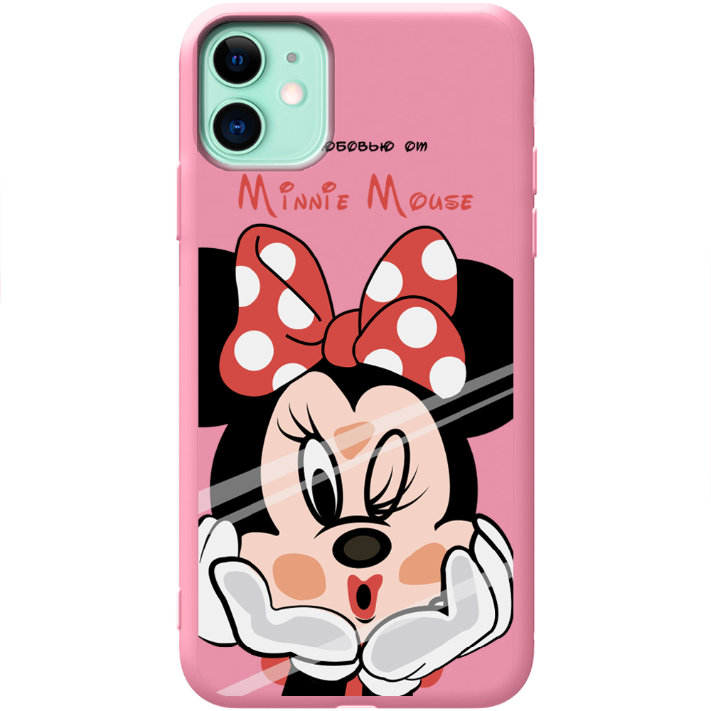 Чехол Boxface iPhone 11 Lady M Розовый силикон (38184-cc59-43040)