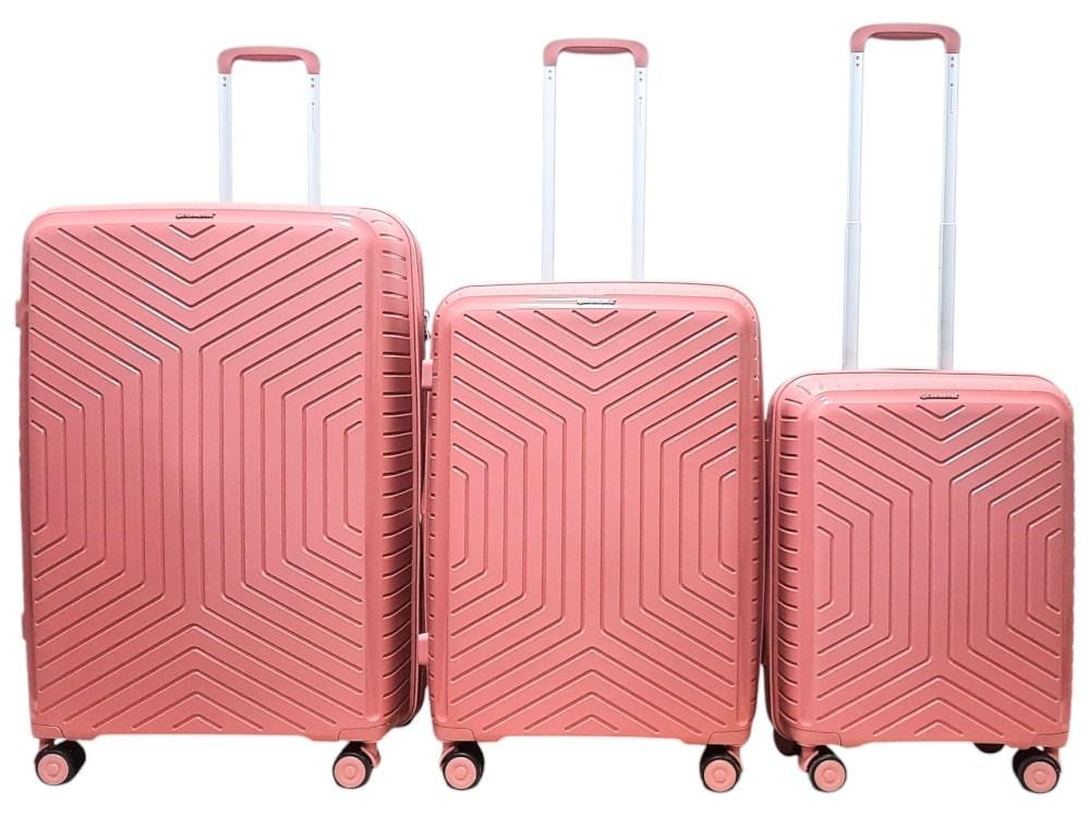 Комплект чемоданов Snowball 20103 Розовое золото (31706981)