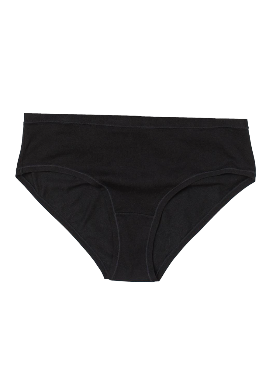 Трусики-хіпстери жіночі бавовняні H&M 0865261 XS Чорний (75264)