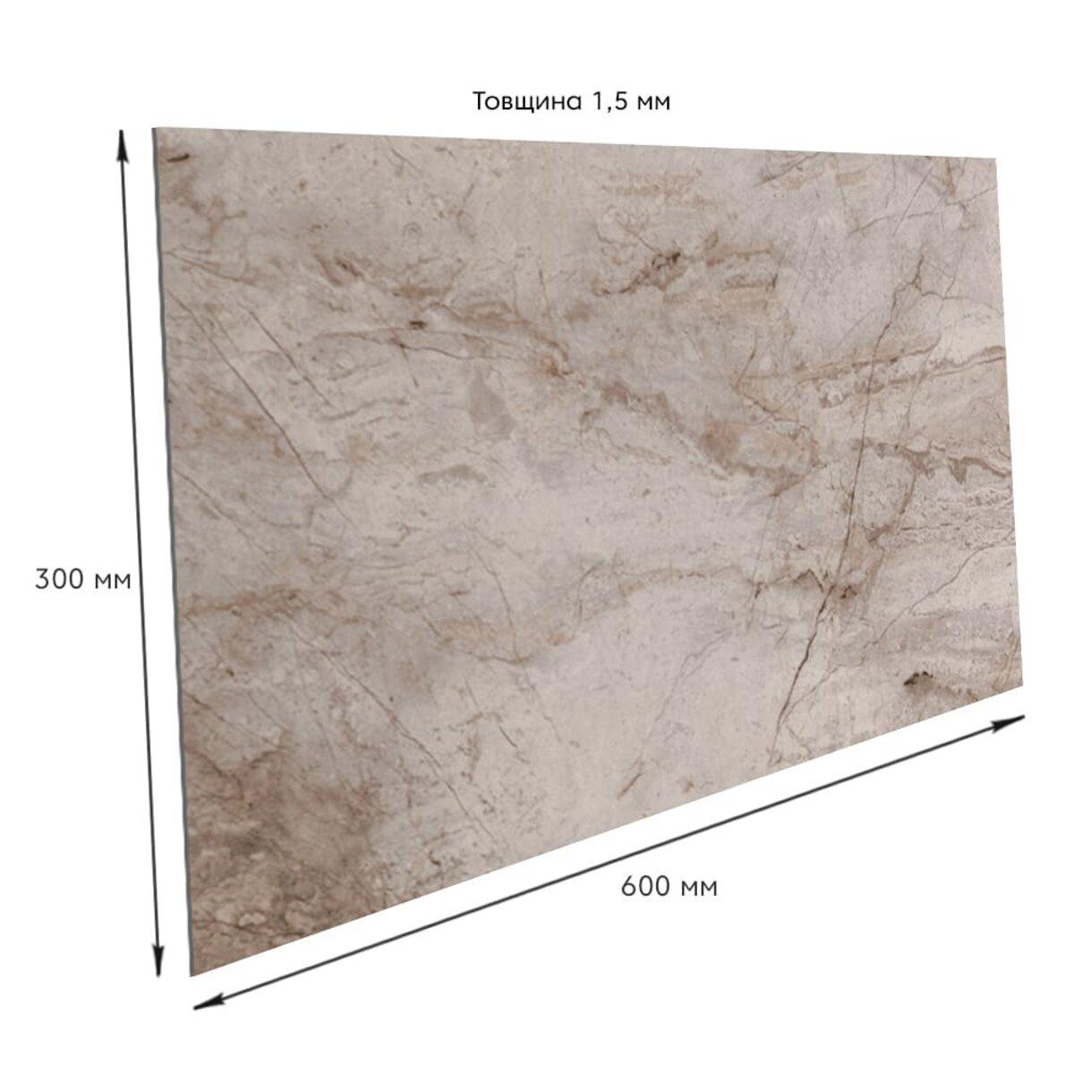 Панель самоклеящаяся SW-00000864 виниловая глянцевая 600х300х1,5 мм (СВП-116) - фото 2