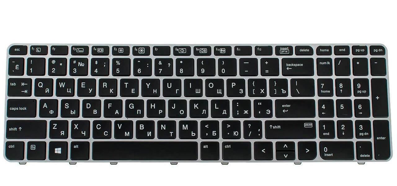 Клавіатура для ноутбука HP EliteBook 850 G5 з підсвічуванням (821191-251)