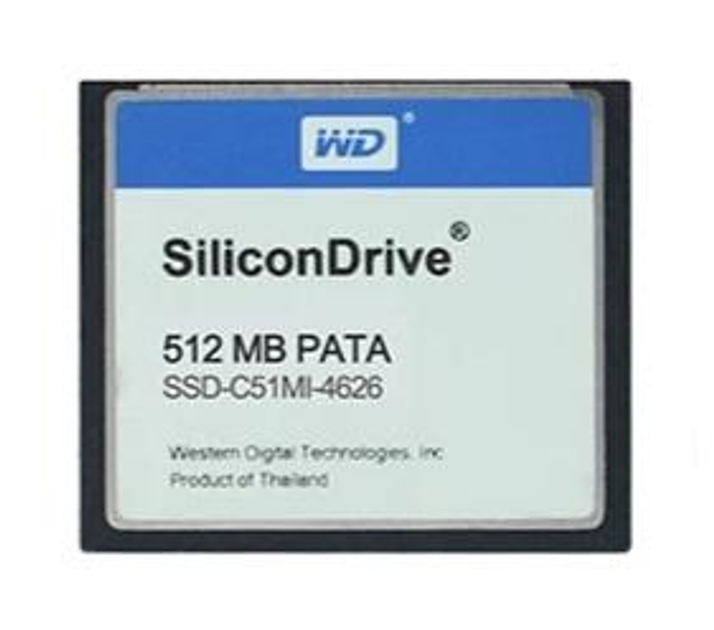 Карта пам'яті WD Compact Flash SiliconDrive 512 MB (23442643)