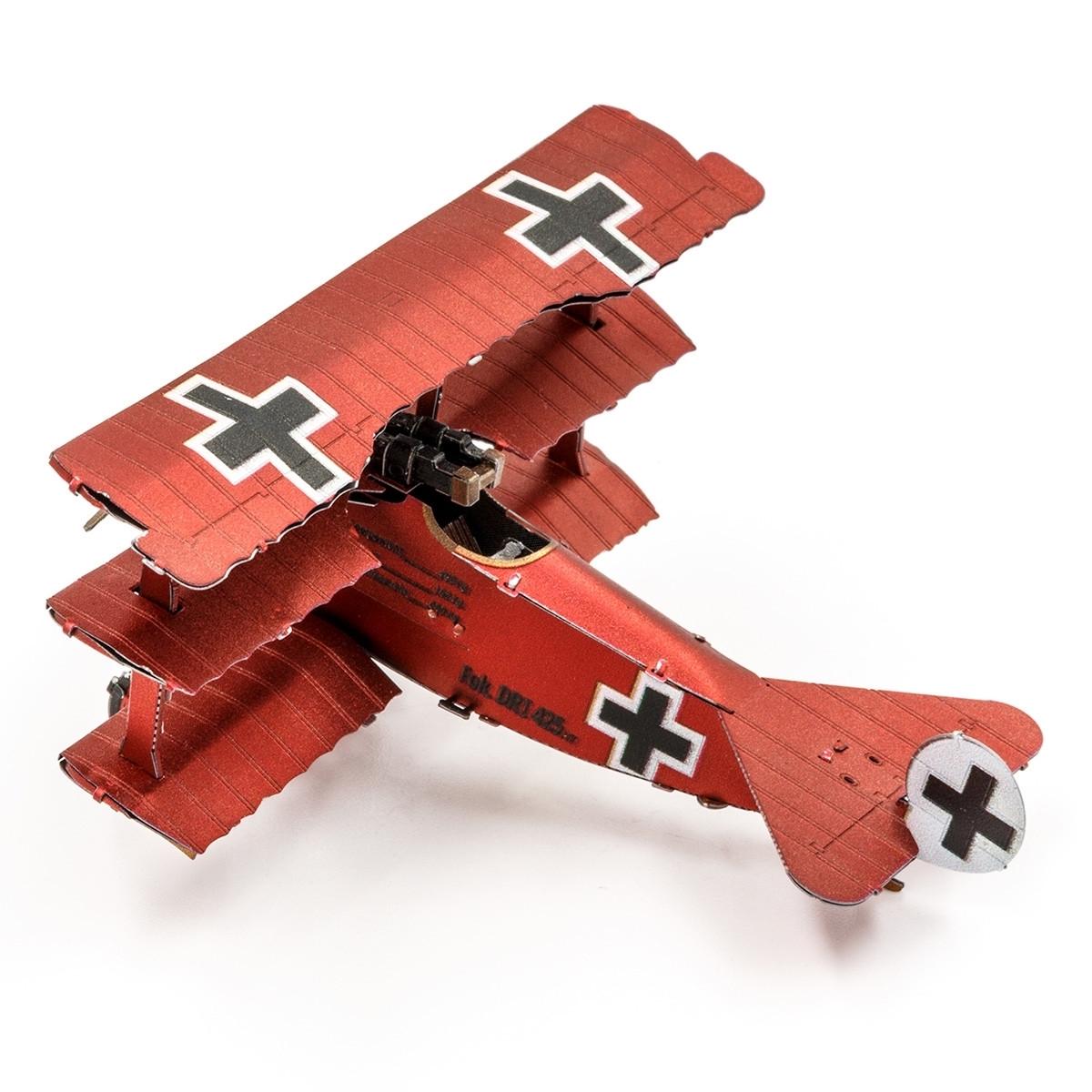 Конструктор металлический Metal Earth Fokker Dr. I Triplane MMS210 3D - фото 4