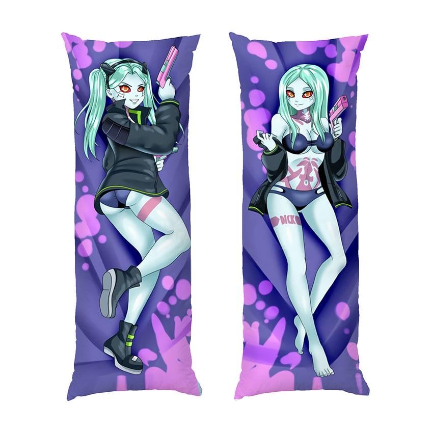 Подушка дакимакура Rebecca Cyberpunk Anime габардин 120х40 см (112562-1)