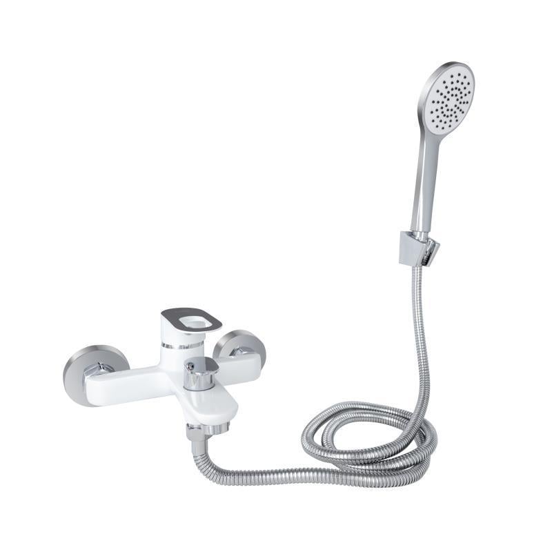 Смеситель для ванны Lidz Latwa 006 белый с душевым гарнитуром LDLAT006WHI45424 White - фото 1 Смеситель для ванны Lidz Latwa 006 белый с душевым гарнитуром LDLAT006WHI45424 White - фото 1