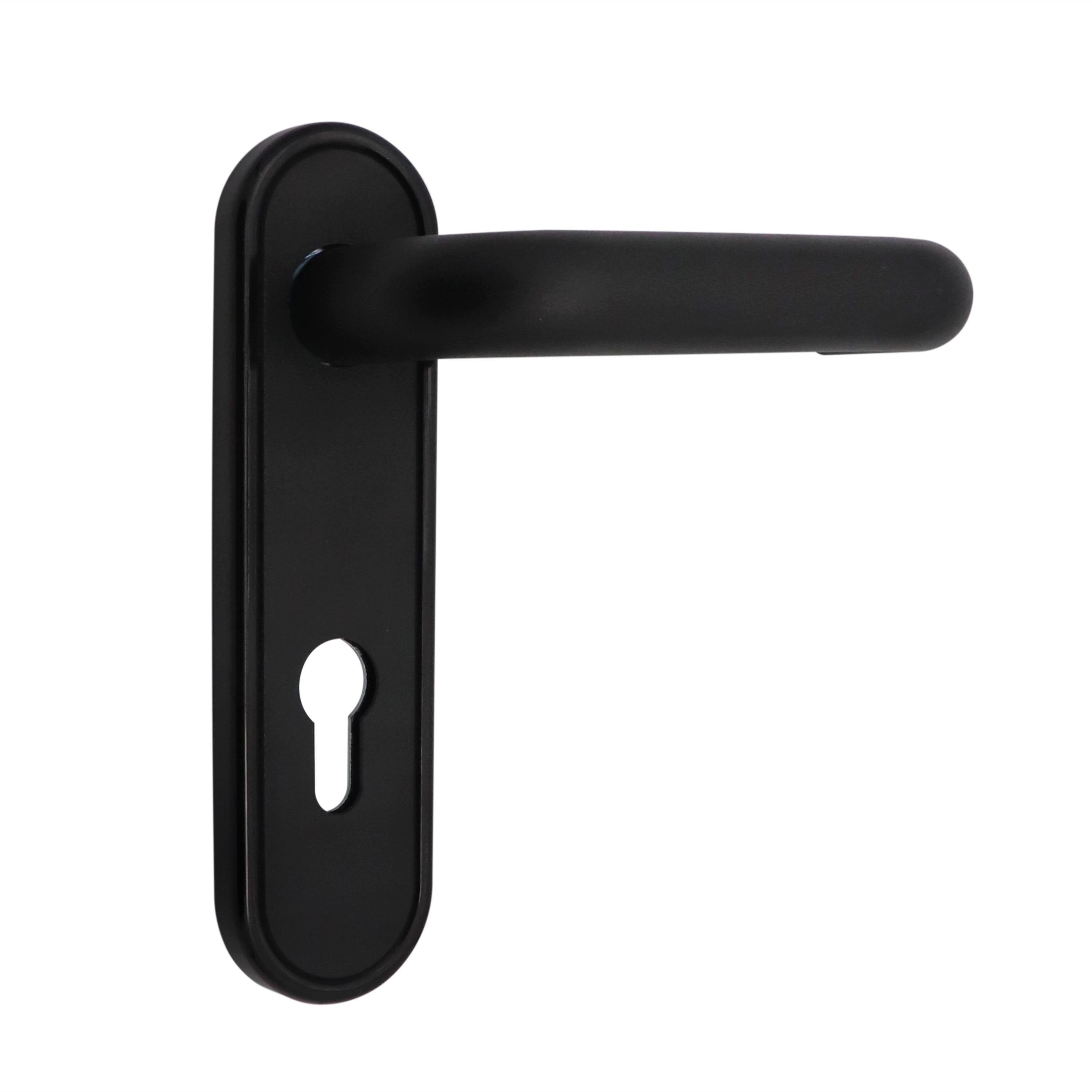 Ручка противопожарная на планке CISA 07076.26 для врезной антипаники нажимная односторонняя 72 мм