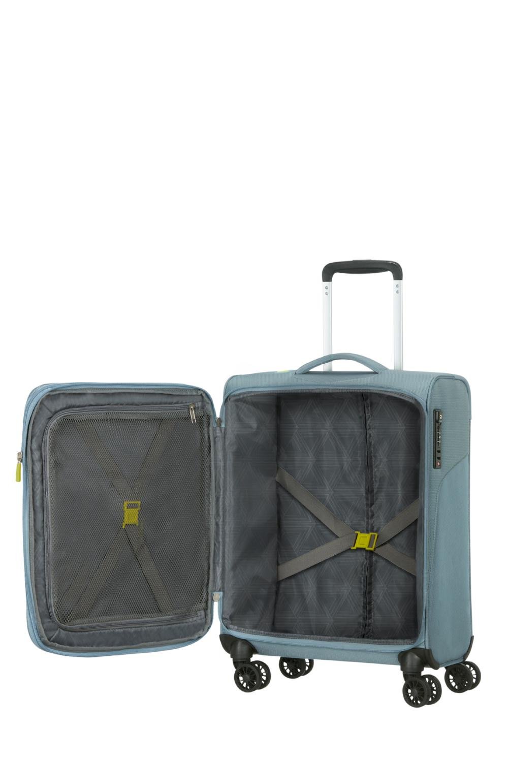 Валіза з розширенням American Tourister Summerfunk 55x40x23/25 см Сірий (78G-08003) - фото 5