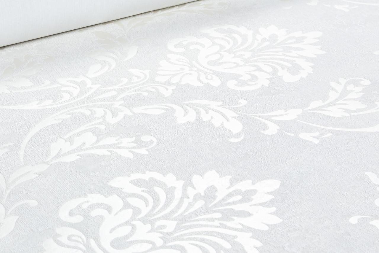 Обои флизелиновые GrandecoLife Universe 5 UI2001 Декор винил горячего тиснения 1,06х10,05 м Белый