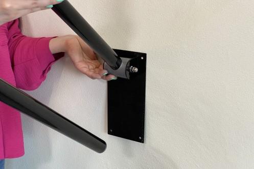 Поручень откидной настенный Maxiflow Черный (4832.2311B.101.00) - фото 3 Поручень откидной настенный Maxiflow Черный (4832.2311B.101.00) - фото 3