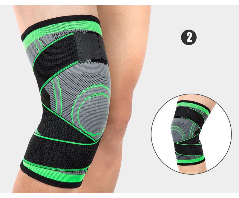 Бандаж коленного сустава Knee Support WN-26 Зеленый - фото 4