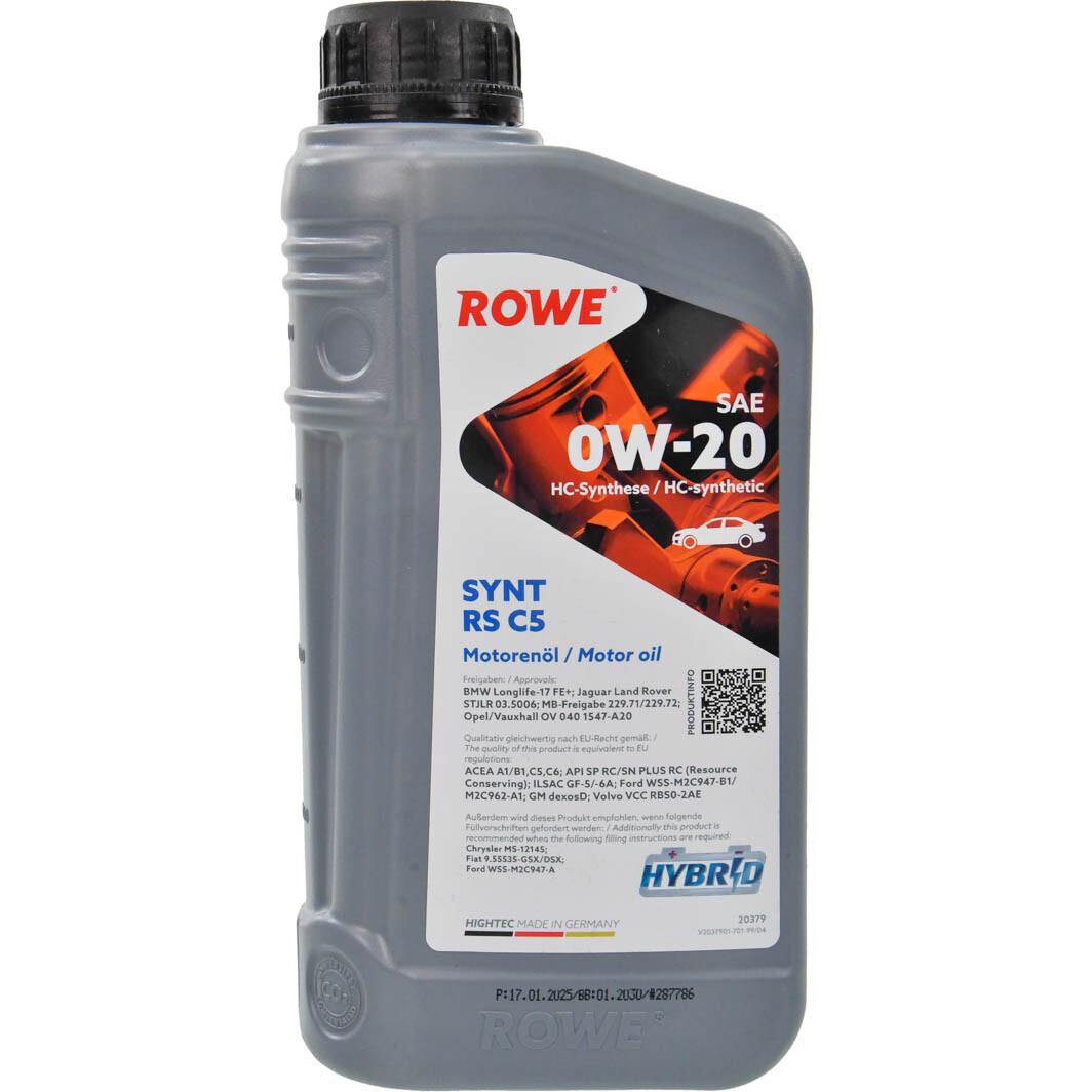 Моторное масло ROWE Synt RS C5 0W-20 1 л (20379001099)