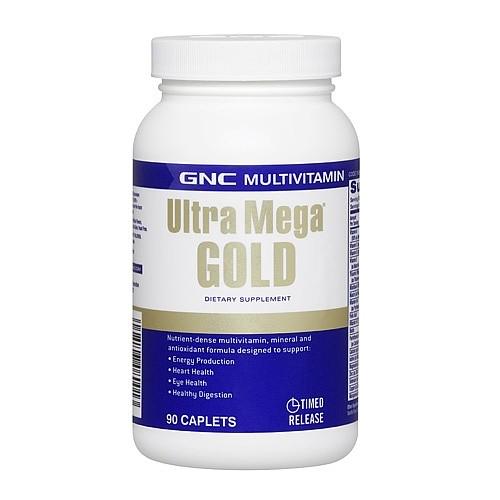 Витаминно-минеральный комплекс GNC Ultra Mega Gold Multivitamin 90 Caplets Витаминно-минеральный комплекс GNC Ultra Mega Gold Multivitamin 90 Caplets