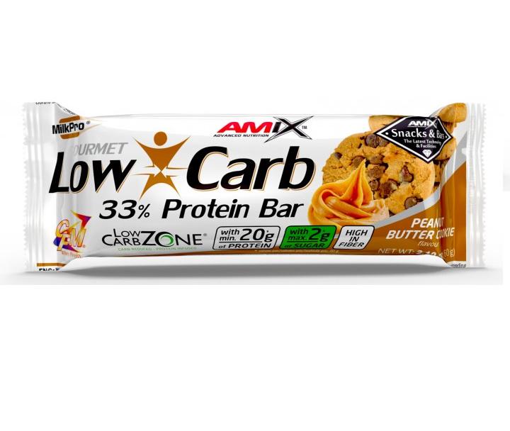 Протеиновый батончик Amix Nutrition Low-Carb 33% Protein Bar 60 г Peanut Butter Cookie
