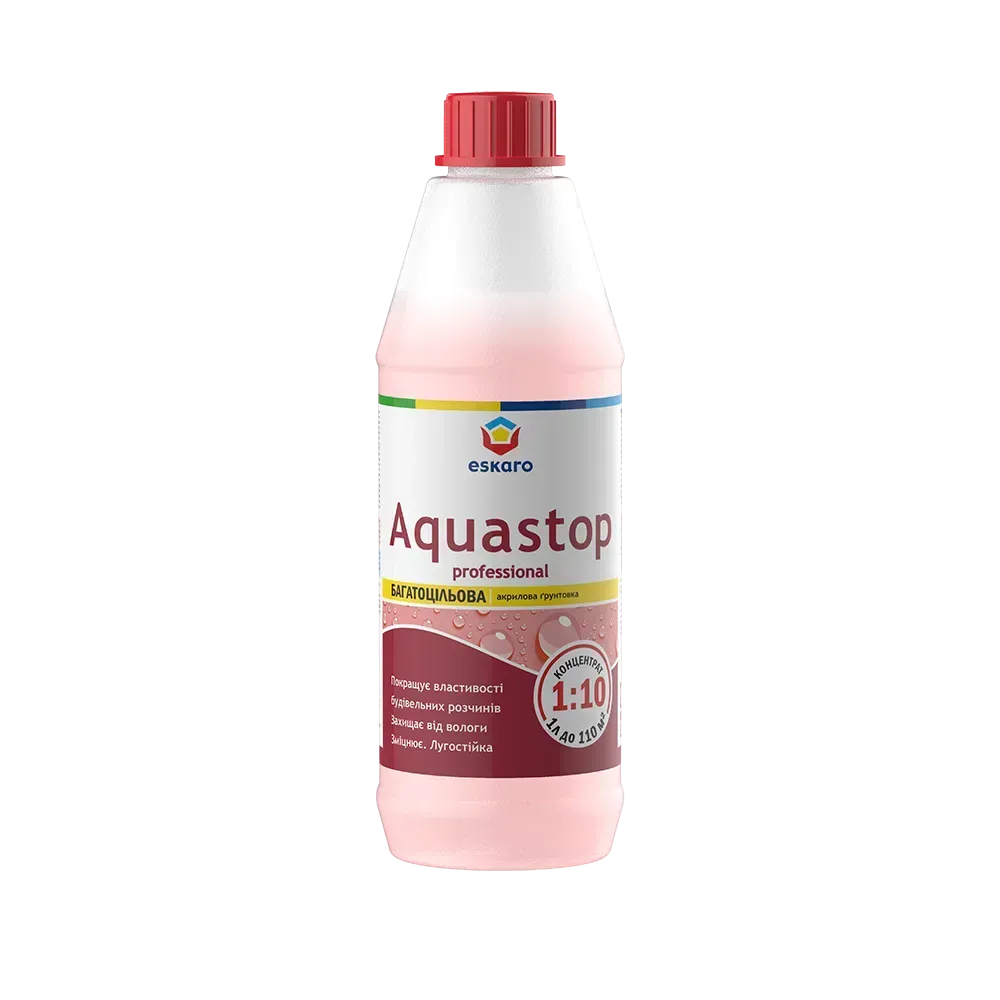 Грунтовка-концентрат 1:10 Eskaro AQUASTOP PROFESSIONAL 1 л (2028273681) Грунтовка-концентрат 1:10 Eskaro AQUASTOP PROFESSIONAL 1 л (2028273681)