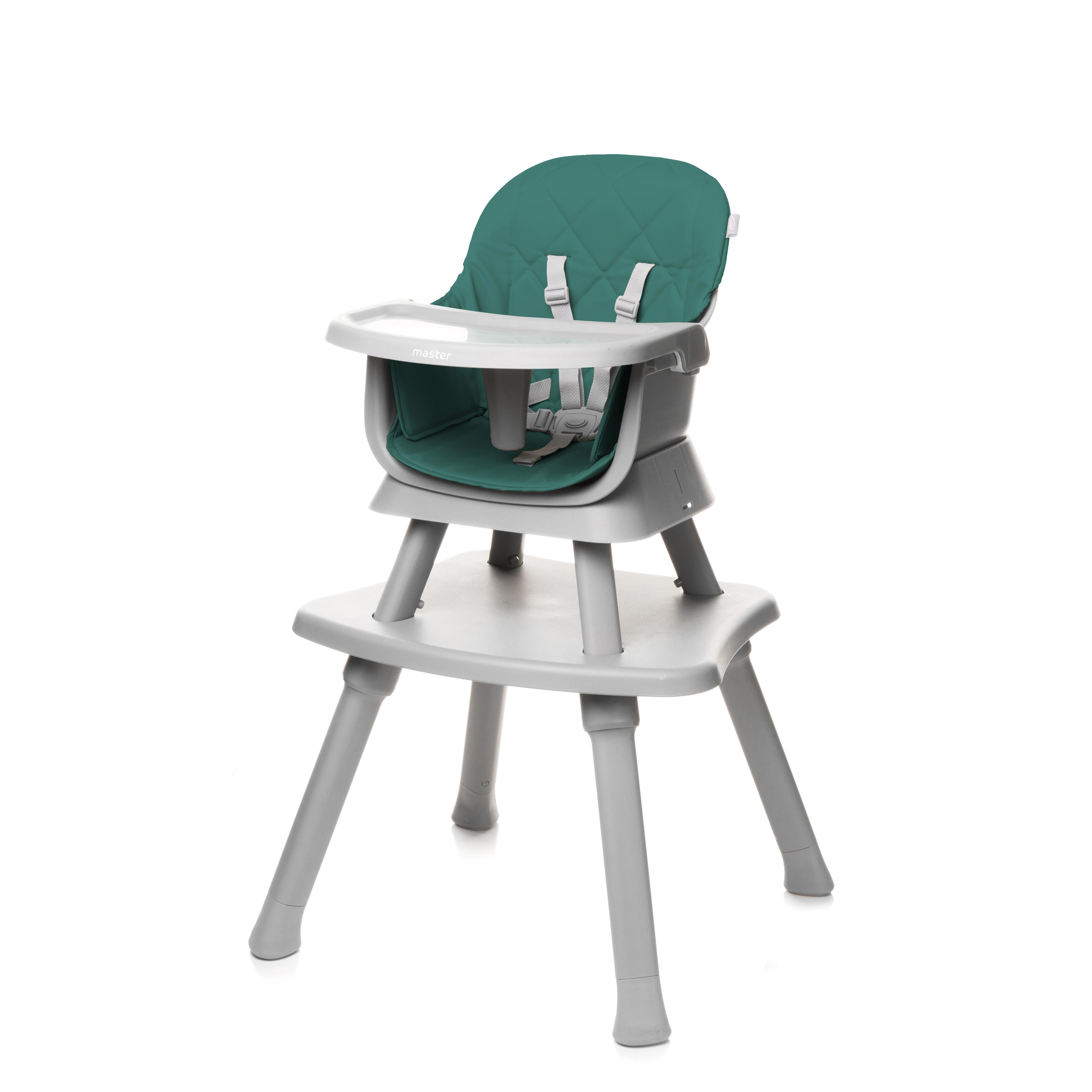 Стілець для годування 4Baby Master 6в1 Green (7253)