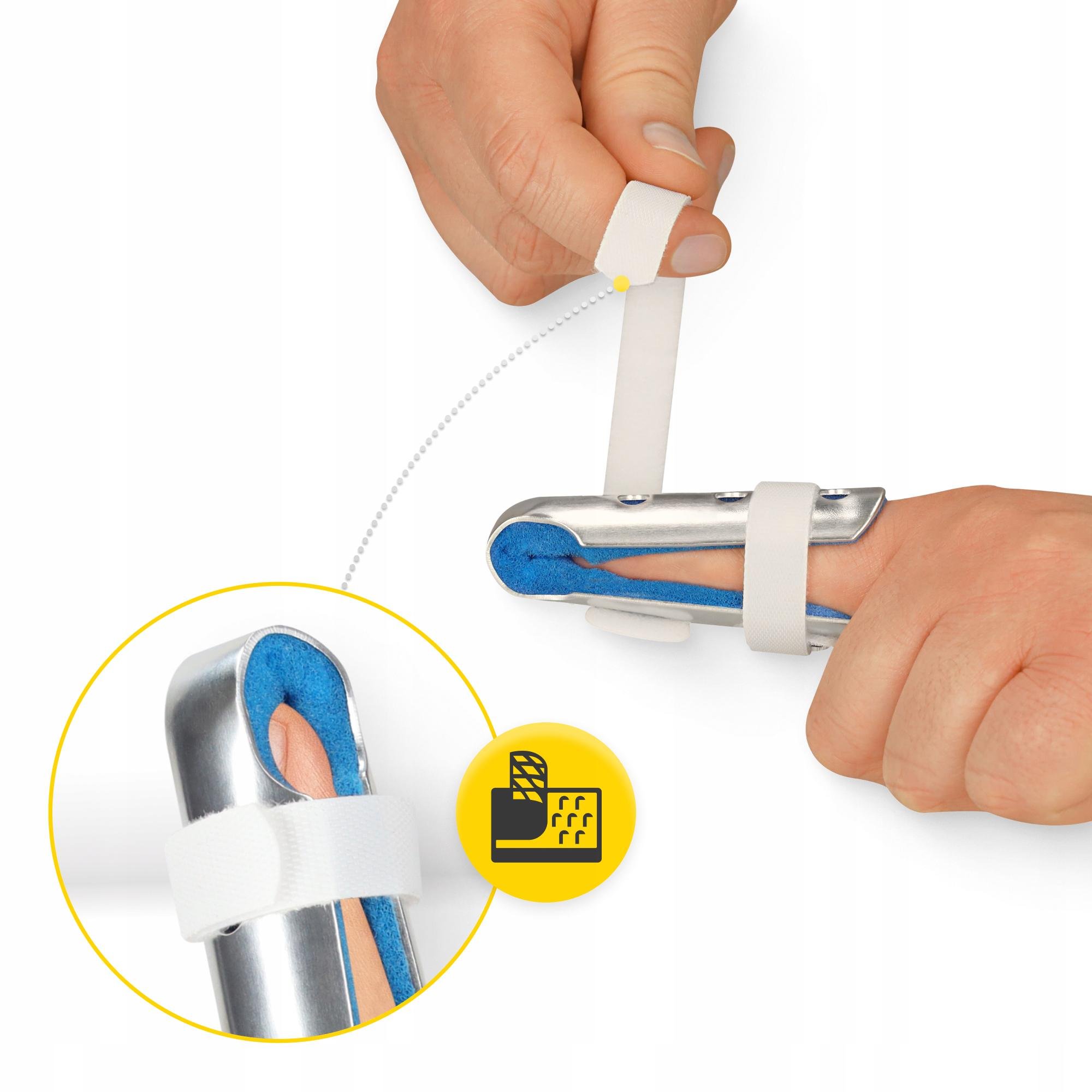 Бандаж для пальца руки 4fizjo MED 1 шт. M (P-5905973407403) - фото 5 Бандаж для пальца руки 4fizjo MED 1 шт. M (P-5905973407403) - фото 5