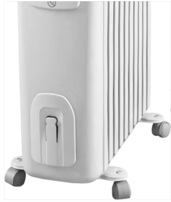 Обогреватель для дома масляный электрический напольный TESY 301761 2000 Вт Белый (301761) - фото 4