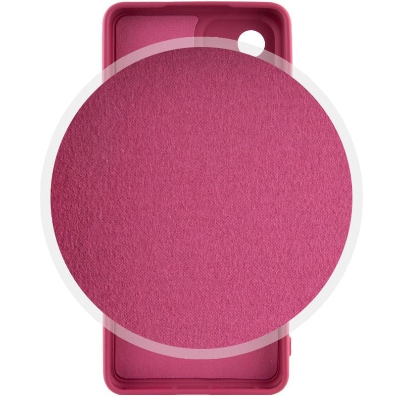 Противоударный Чехол Silicone Cover Lakshmi Full Camera (A) для Tecno Spark Go 2023 Бордовый / Marsala - фото 3