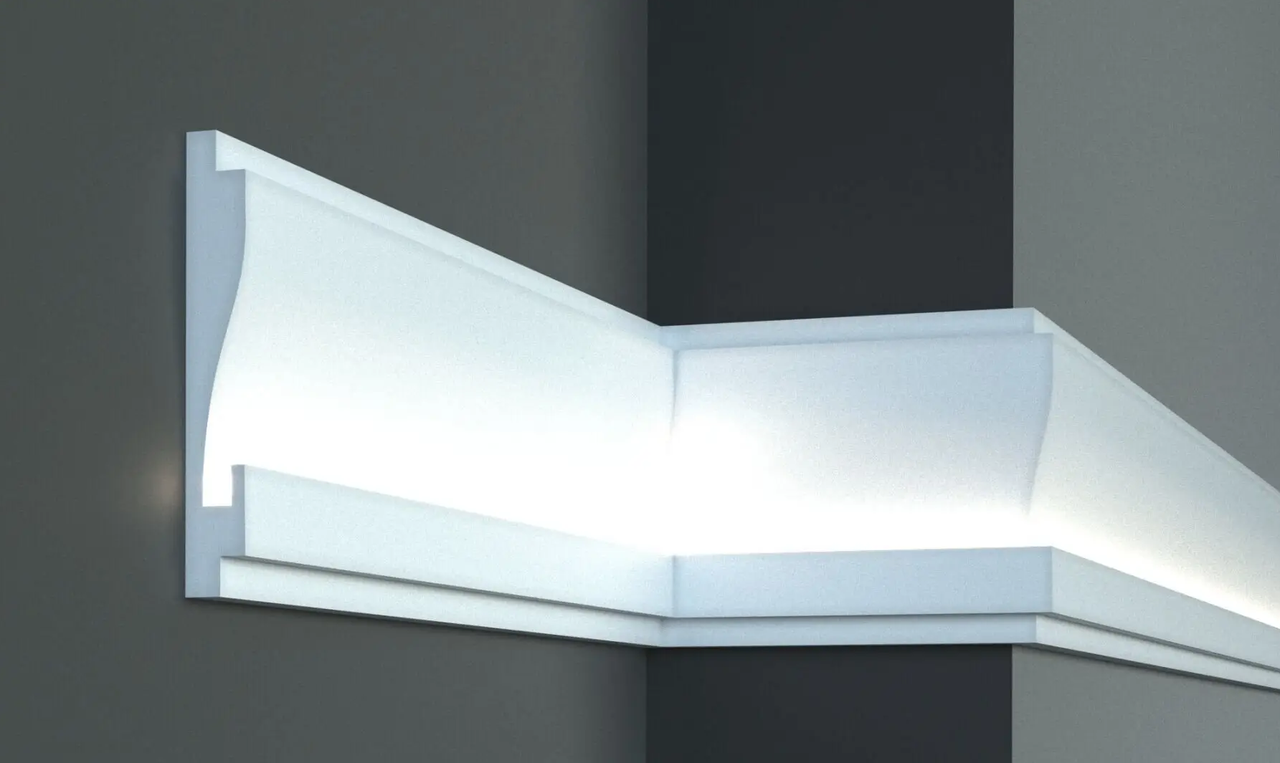 Карниз для LED освітлення серія D Tesori KD 404 1150 мм