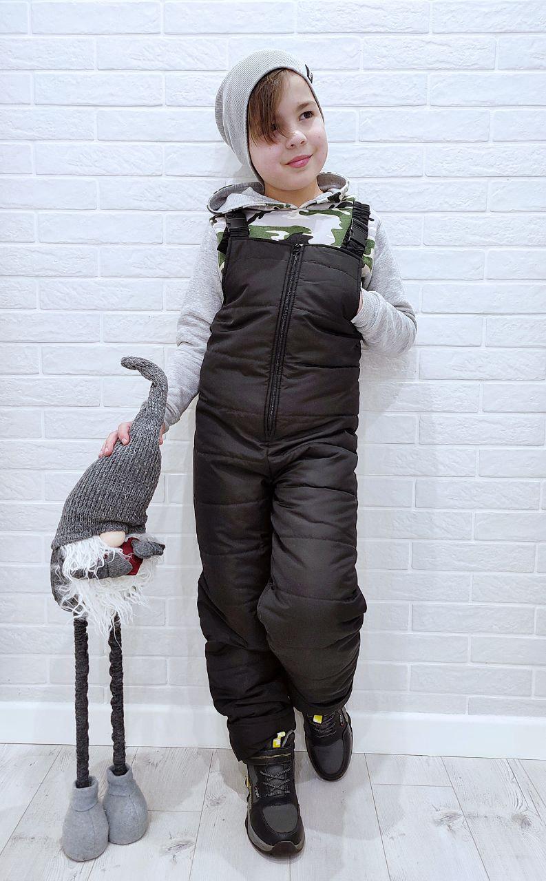 Напівкомбінезон зимовий для хлопчика 128 см Чорний (PN-14585-128ч) - фото 4 Напівкомбінезон зимовий для хлопчика 128 см Чорний (PN-14585-128ч) - фото 4