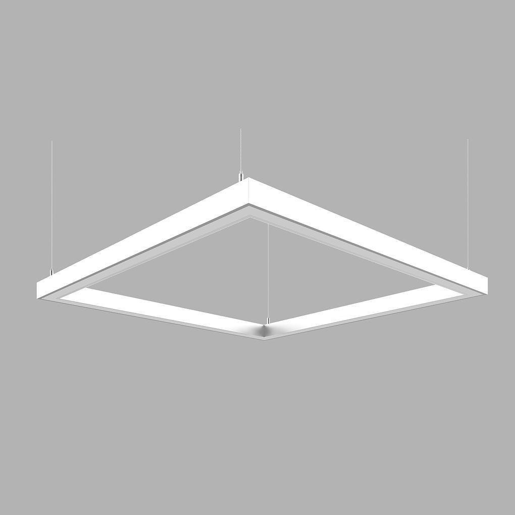 Светильник светодиодный X-LED дымчатый 80 Вт квадрат 440x440x43 мм Белый (LSNK-80dw) - фото 3 Светильник светодиодный X-LED дымчатый 80 Вт квадрат 440x440x43 мм Белый (LSNK-80dw) - фото 3