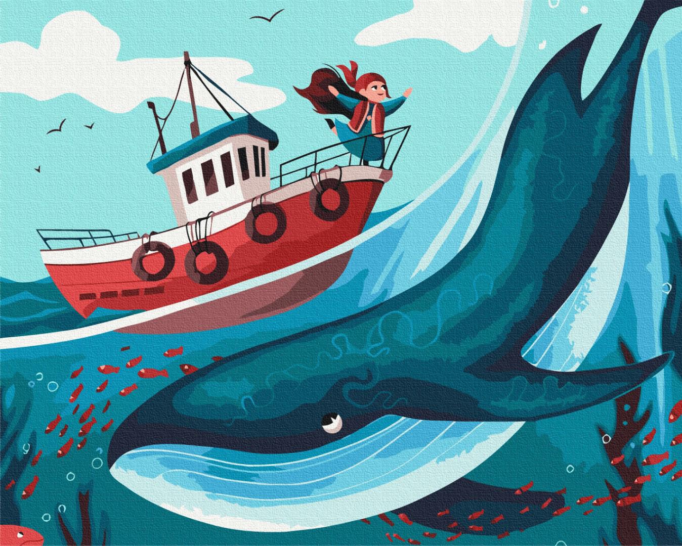 Картина за номерами Brushme Путь піратки 50x60 см (BS53582L)