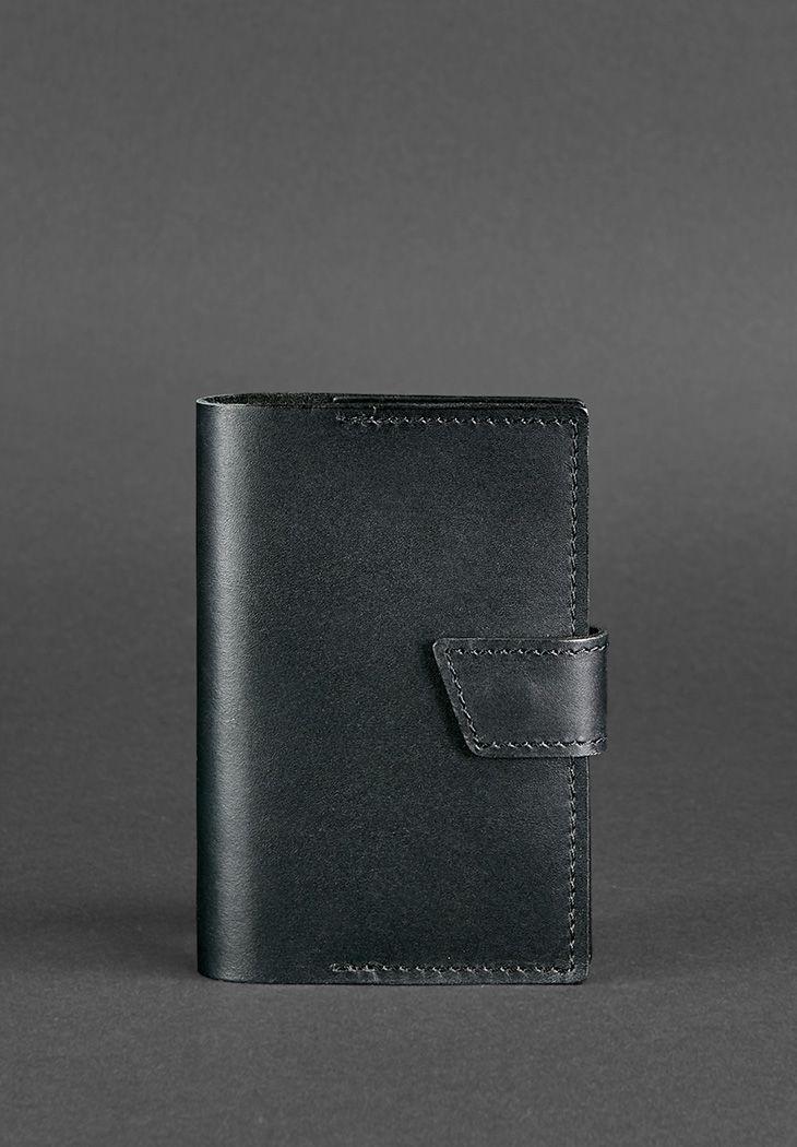 Палітурка шкіряна для паспорта 4.0 Чорний (A-026462)