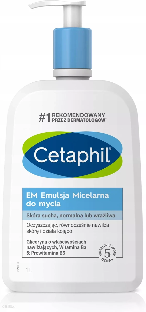 Эмульсия мицеллярная Cetaphil EM для сухой чувствительной кожи 1 л - фото 2