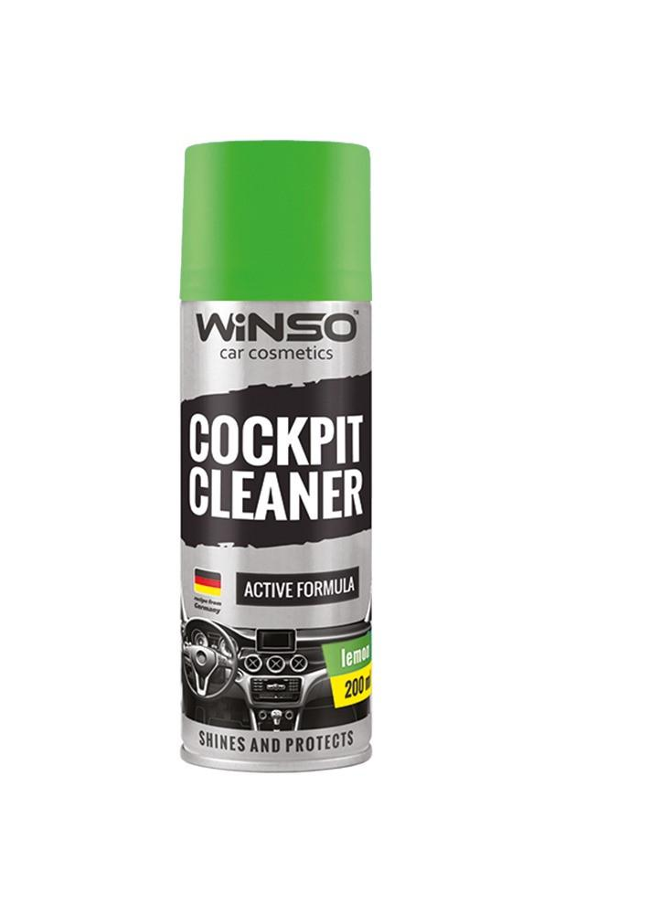 Полироль для пластика WINSO Cockpit Cleaner Lemon 200 мл (820240)