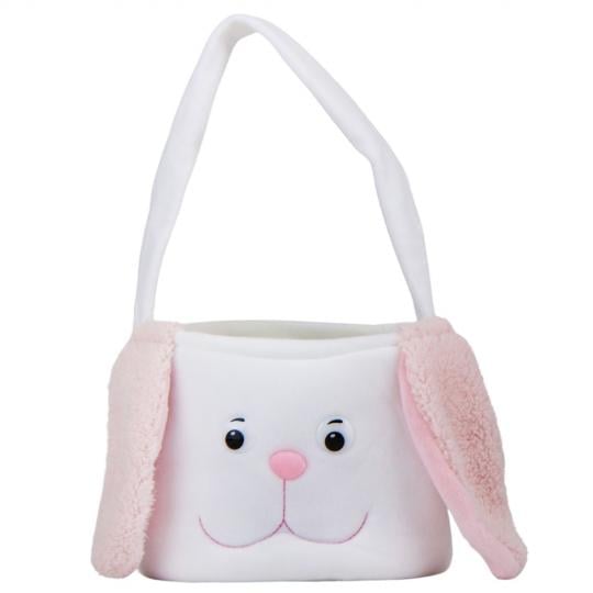 Корзина плюшевая Elisey Кролик 30 см Розовый (9109-030)