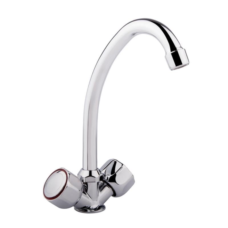 Смеситель для кухни Sanitary Wares Villa SWVILL71808 двухвентильный Хром (78209)