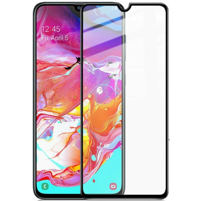 Защитное стекло Elite Lux 9D для Samsung Galaxy A705/A70 Black