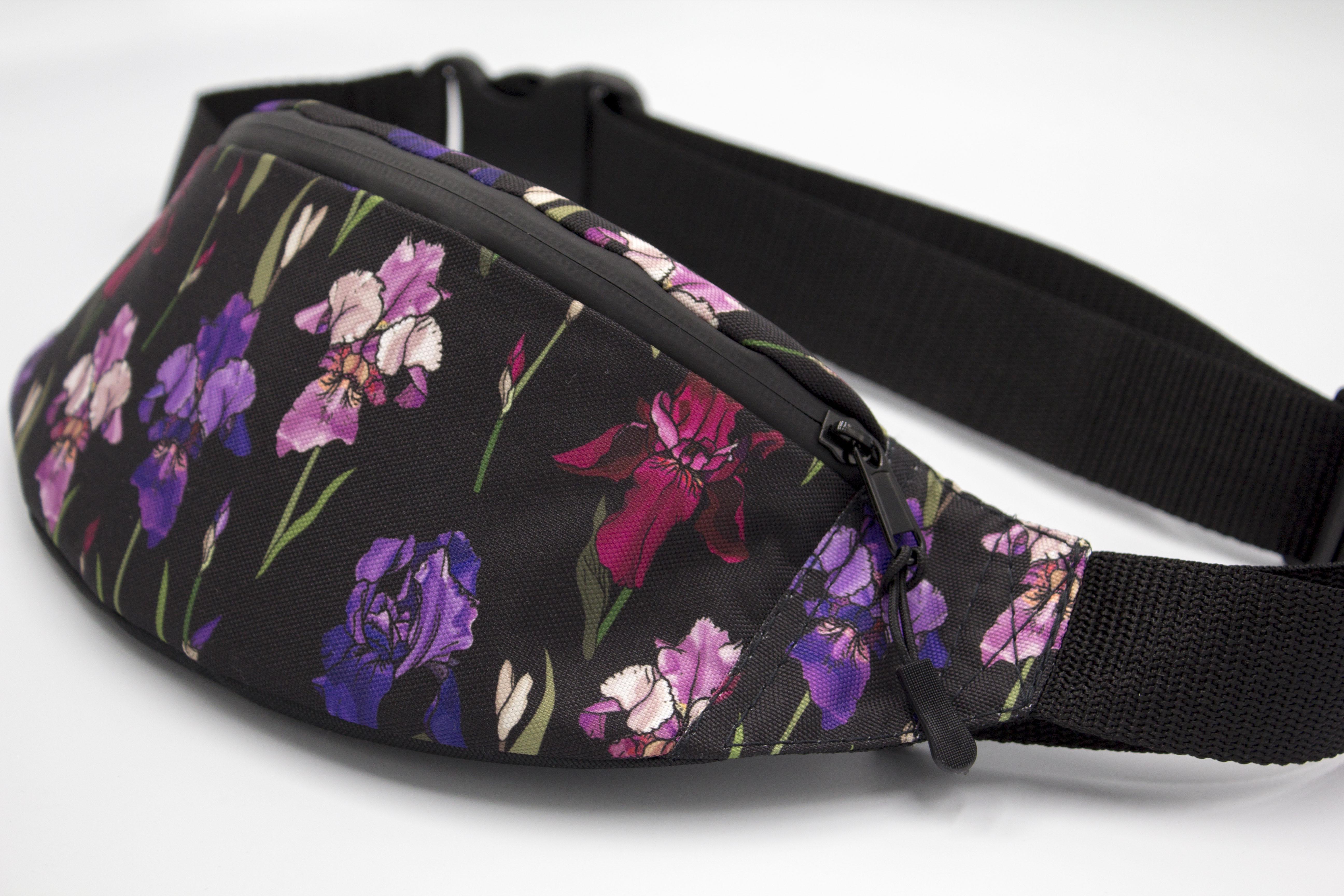 Сумка бананка Іриси Чорний (BK-011) - фото 9 Сумка бананка Іриси Чорний (BK-011) - фото 9