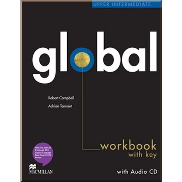 Рабочая тетрадь Global Upper-Intermediate Workbook with key and Audio CD