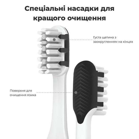 Електрична зубна щітка звукова MEDICA+ ProBrush 7.0 Compact Black - фото 4