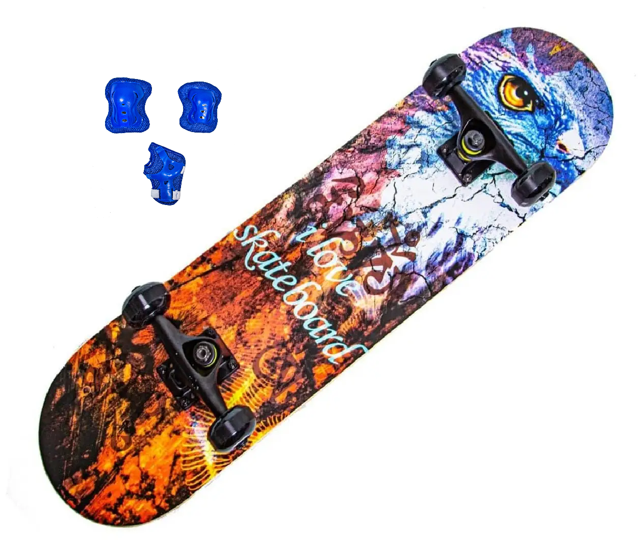 Скейтборд із захистом Scale Sports 90 кг