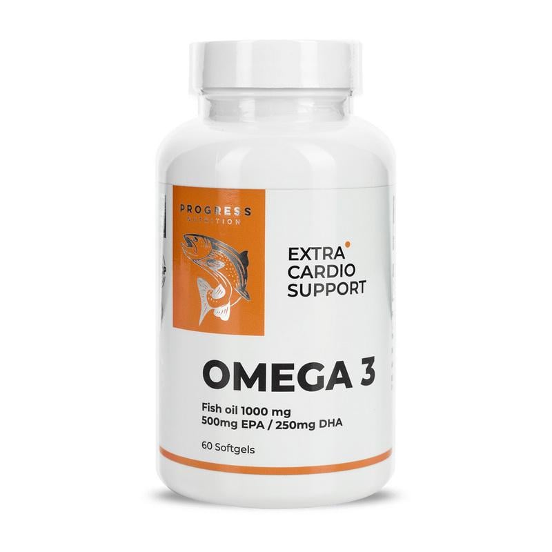 Омега-3 Progress Nutrition Omega 3 60 м'яких капс.