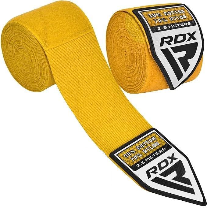 Бинти для боксу RDX Hand Wraps 2,5 м Yellow (3070040838)