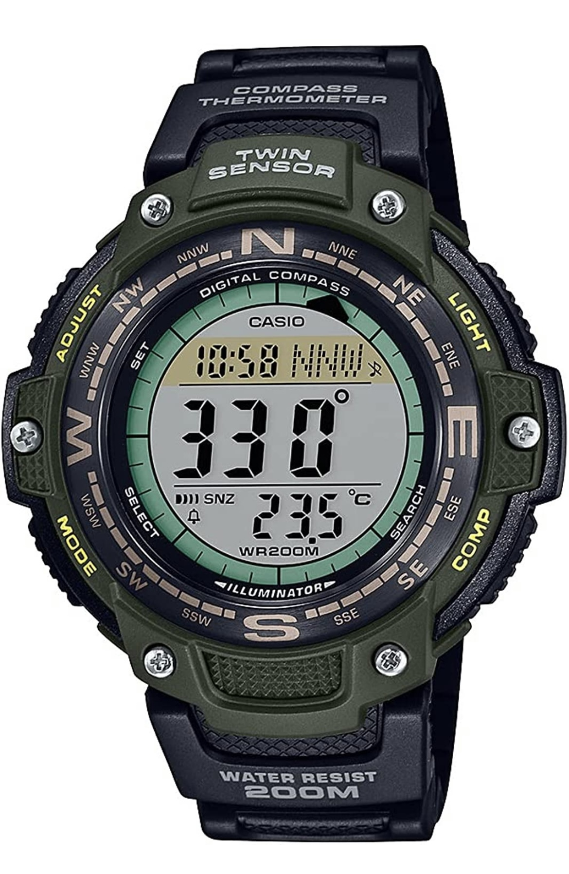 Часы мужские Casio SGW-100-3AVCF (015) - фото 1