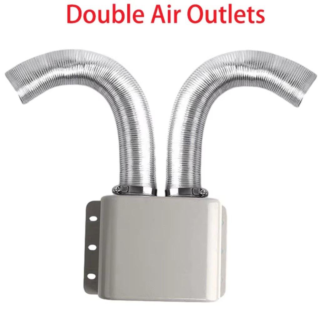 Автомобильный обогреватель 12V с 2 отверстиями 600 Вт - фото 2 Автомобильный обогреватель 12V с 2 отверстиями 600 Вт - фото 2