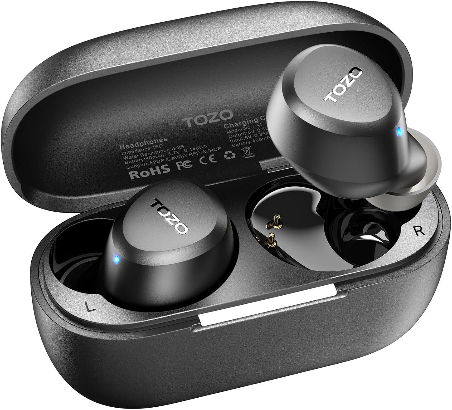 Наушники TOZO A1 Wireless Earbuds Bluetooth 5.3 (Black) Наушники TOZO A1 Wireless Earbuds Bluetooth 5.3 (Black)