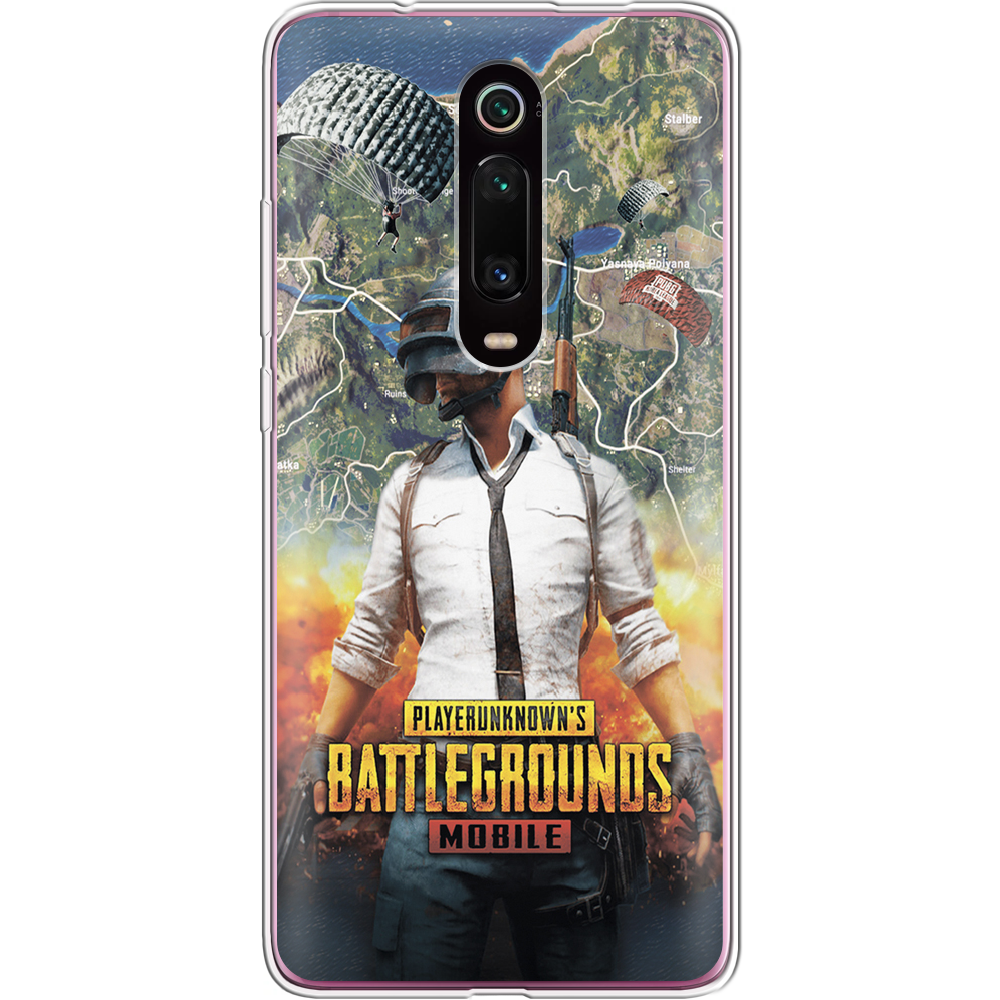 Чохол BoxFace Xiaomi Mi 9T / Mi 9T Pro PUBG Mobile Прозорий силікон (37376-up2309-37376)